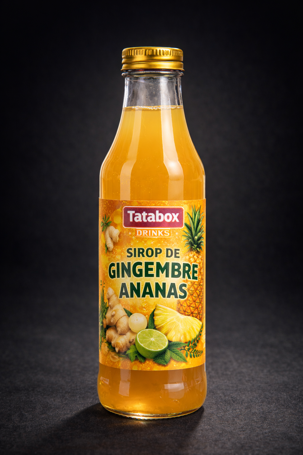 Sirop de gingembre ananas